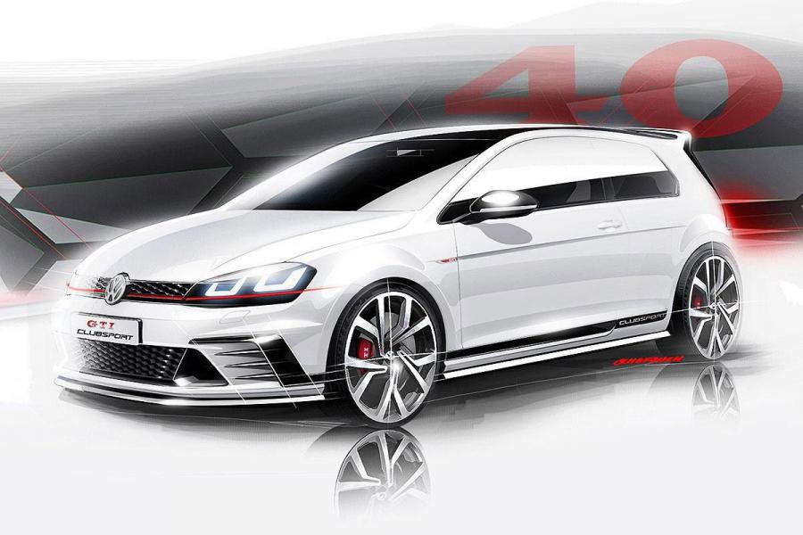 Volkswagen Golf GTi Clubsport Sketches '2015